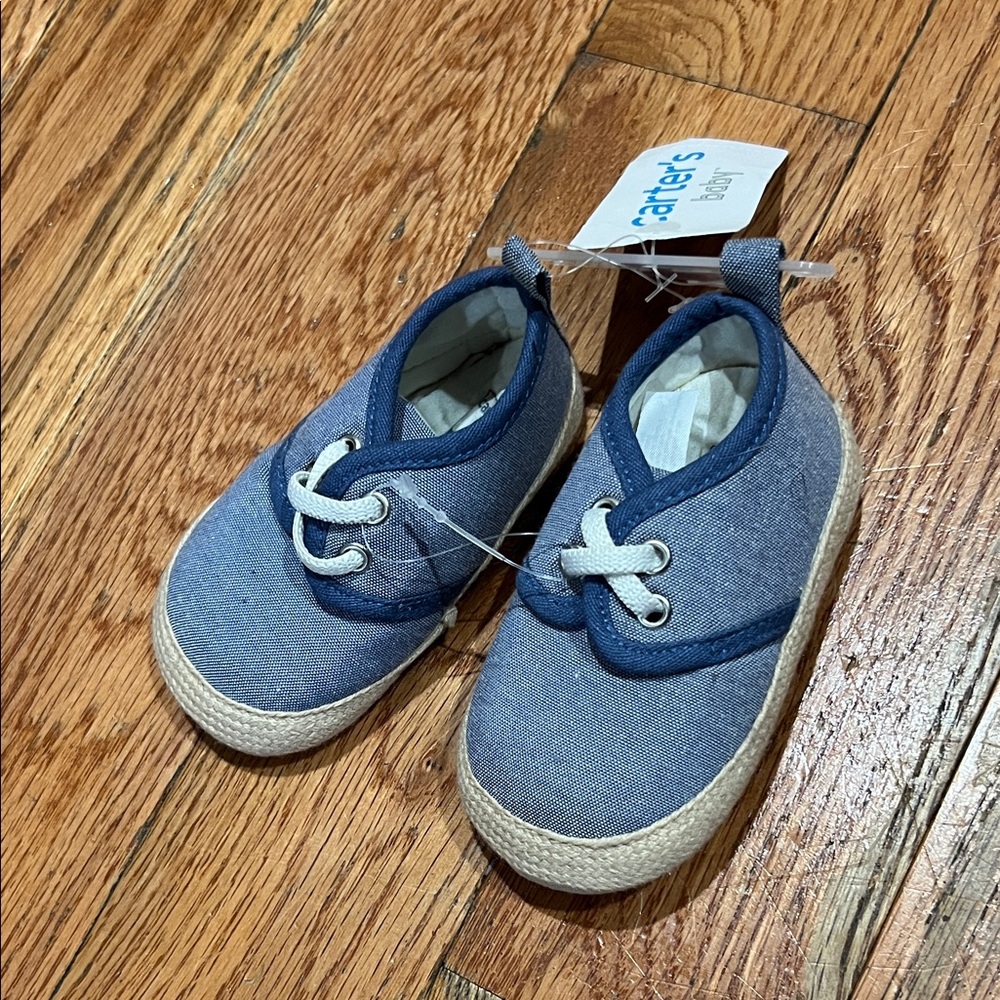 Carter's Denim Blue Baby Walkers